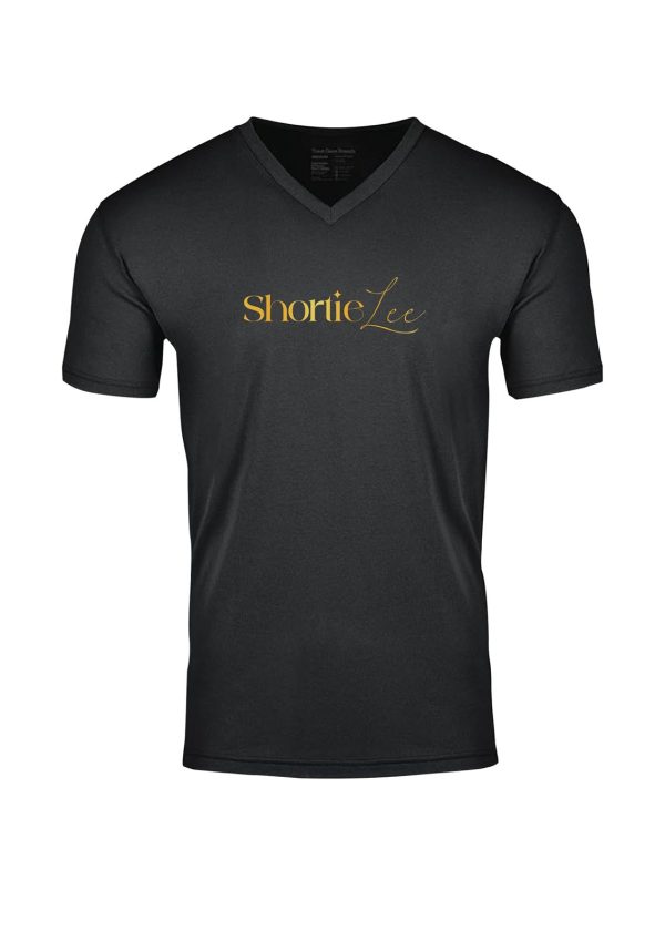 Round Collar Black T-shirt